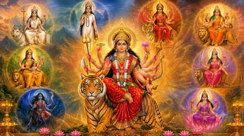 Navadurga - The Nine Divine Forms of Maa Durga
